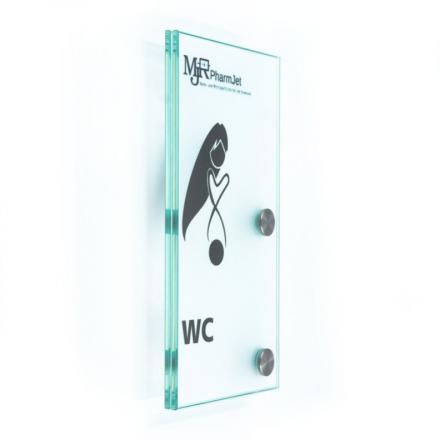 Glasschild Türschild Glasschild Praxisschild Firmenschild